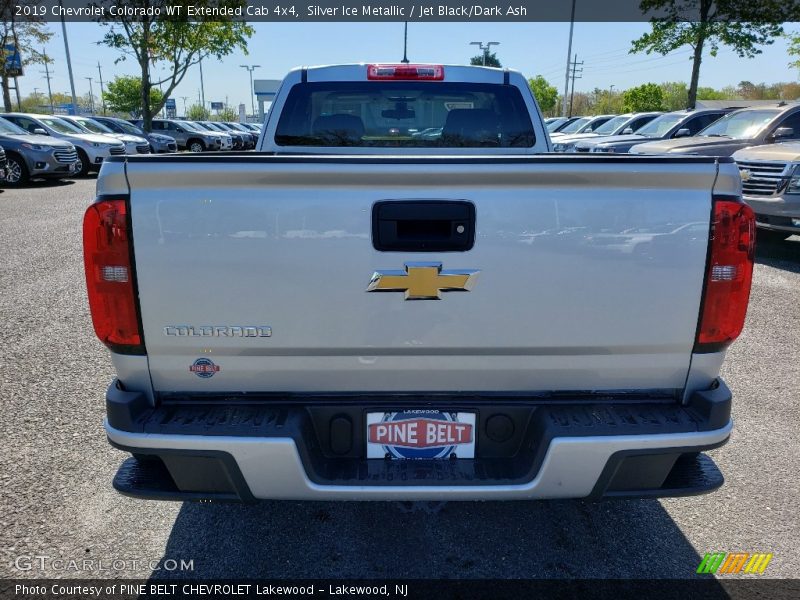 Silver Ice Metallic / Jet Black/Dark Ash 2019 Chevrolet Colorado WT Extended Cab 4x4