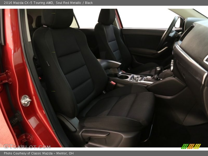 Soul Red Metallic / Black 2016 Mazda CX-5 Touring AWD
