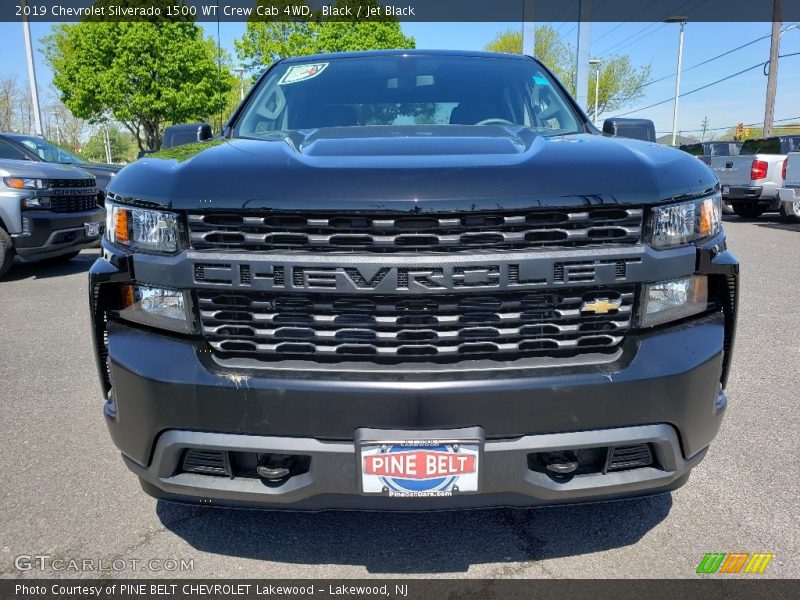 Black / Jet Black 2019 Chevrolet Silverado 1500 WT Crew Cab 4WD