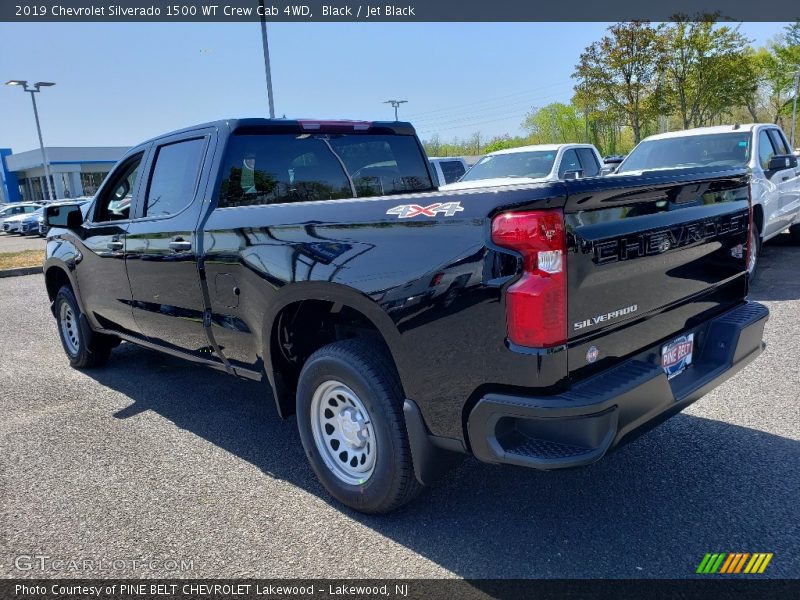 Black / Jet Black 2019 Chevrolet Silverado 1500 WT Crew Cab 4WD