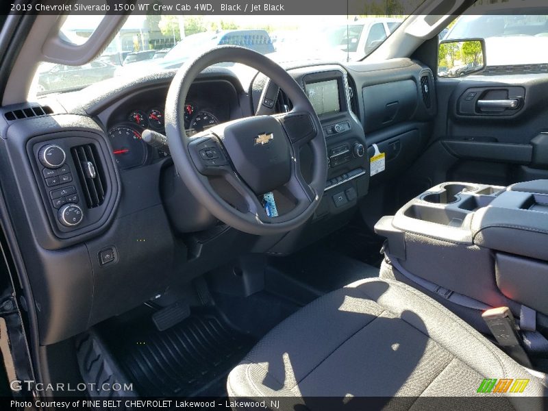 Black / Jet Black 2019 Chevrolet Silverado 1500 WT Crew Cab 4WD