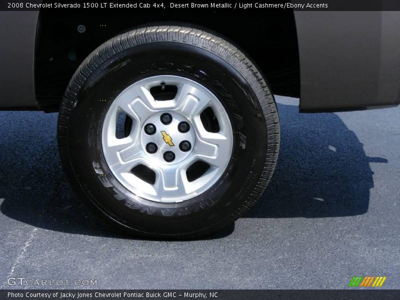 Desert Brown Metallic / Light Cashmere/Ebony Accents 2008 Chevrolet Silverado 1500 LT Extended Cab 4x4