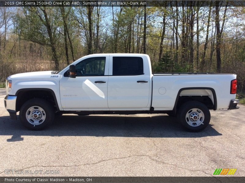 Summit White / Jet Black/­Dark Ash 2019 GMC Sierra 2500HD Crew Cab 4WD