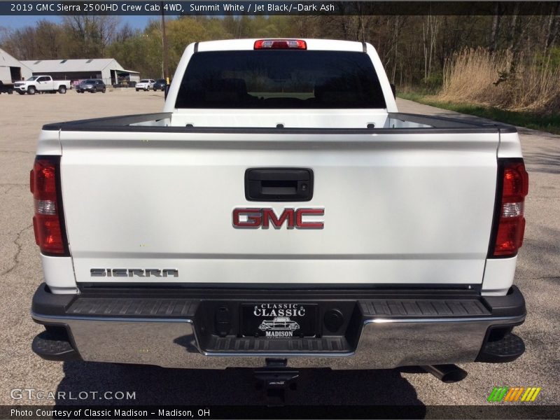 Summit White / Jet Black/­Dark Ash 2019 GMC Sierra 2500HD Crew Cab 4WD