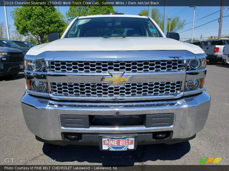 Summit White / Dark Ash/Jet Black 2019 Chevrolet Silverado 2500HD Work Truck Crew Cab