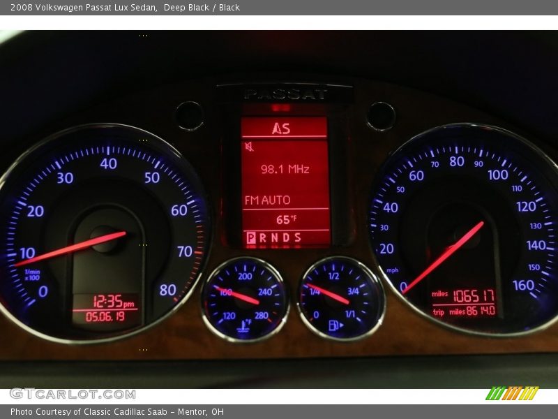 Deep Black / Black 2008 Volkswagen Passat Lux Sedan