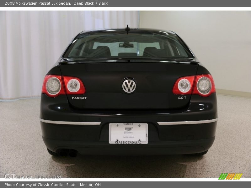Deep Black / Black 2008 Volkswagen Passat Lux Sedan