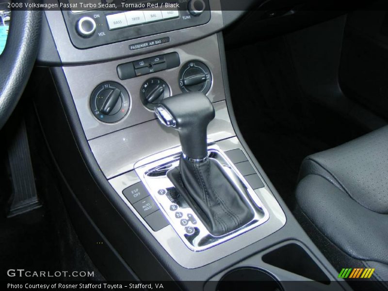 Tornado Red / Black 2008 Volkswagen Passat Turbo Sedan