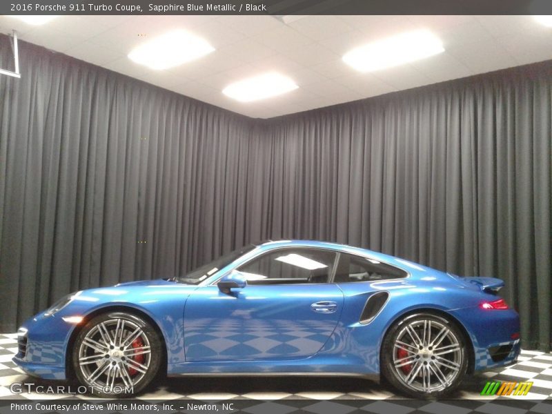  2016 911 Turbo Coupe Sapphire Blue Metallic
