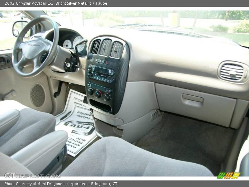 Bright Silver Metallic / Taupe 2003 Chrysler Voyager LX