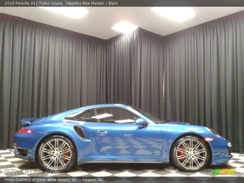  2016 911 Turbo Coupe Sapphire Blue Metallic
