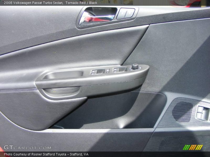 Tornado Red / Black 2008 Volkswagen Passat Turbo Sedan