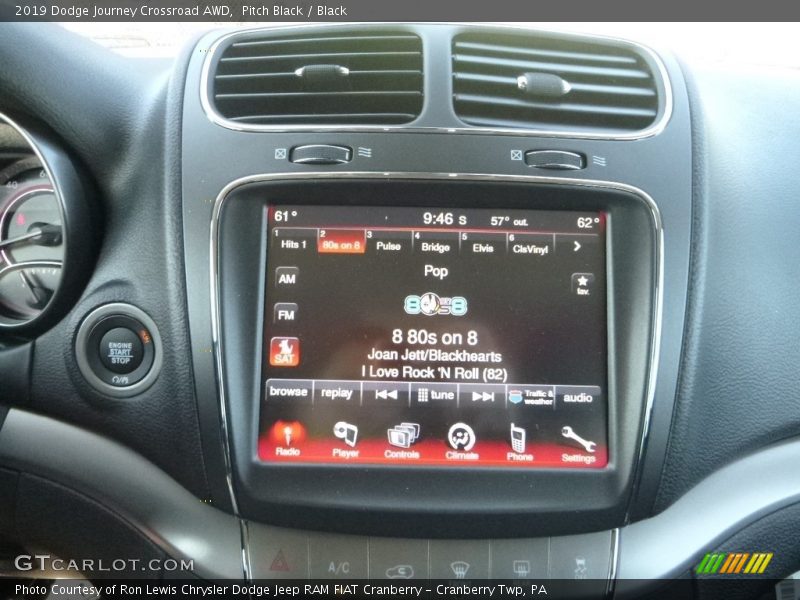 Pitch Black / Black 2019 Dodge Journey Crossroad AWD