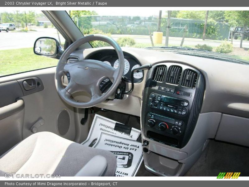 Bright Silver Metallic / Taupe 2003 Chrysler Voyager LX