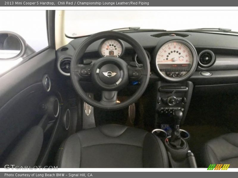 Chili Red / Championship Lounge Leather/Red Piping 2013 Mini Cooper S Hardtop