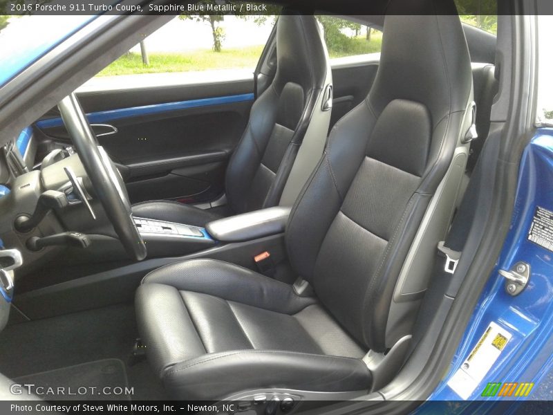 Front Seat of 2016 911 Turbo Coupe