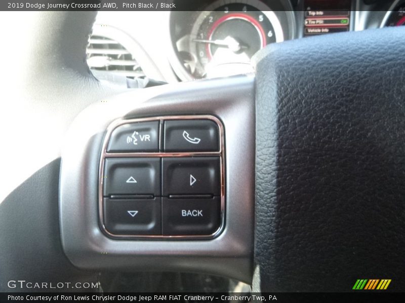 Pitch Black / Black 2019 Dodge Journey Crossroad AWD