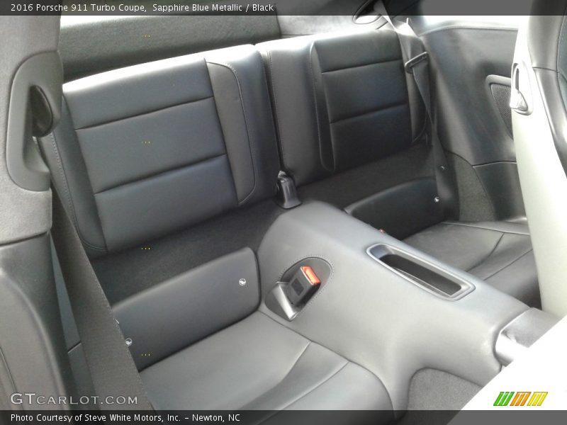 Rear Seat of 2016 911 Turbo Coupe