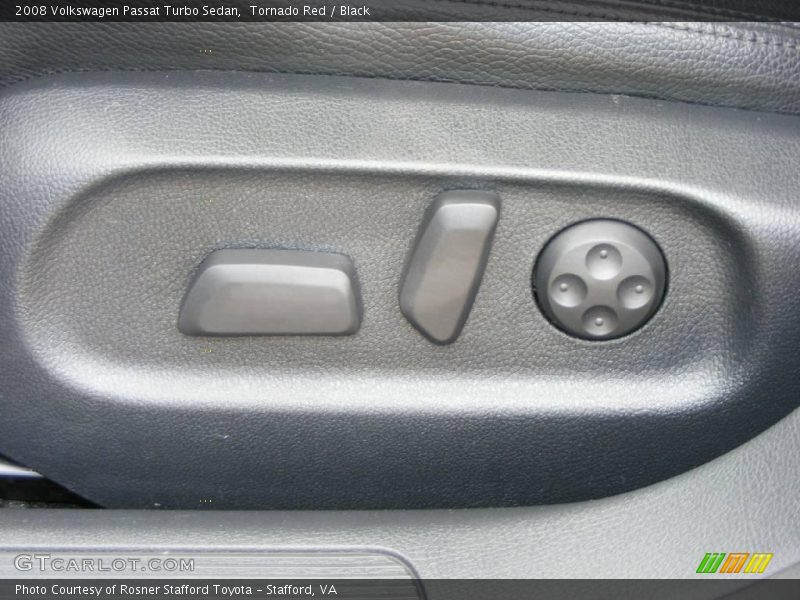 Tornado Red / Black 2008 Volkswagen Passat Turbo Sedan