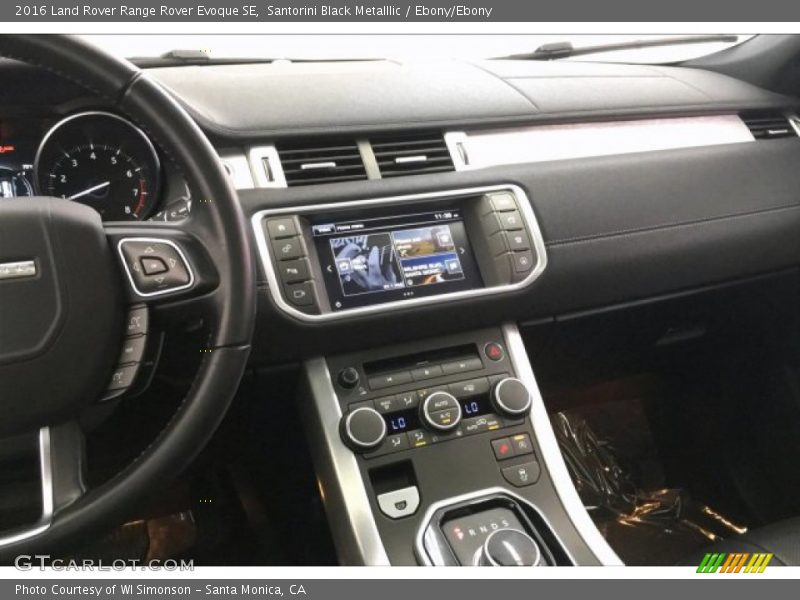 Santorini Black Metalllic / Ebony/Ebony 2016 Land Rover Range Rover Evoque SE