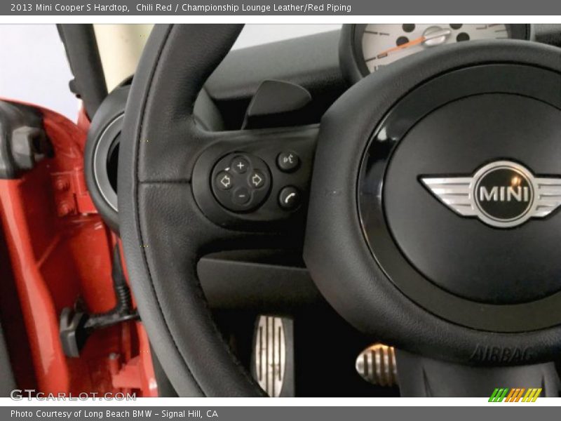 Chili Red / Championship Lounge Leather/Red Piping 2013 Mini Cooper S Hardtop