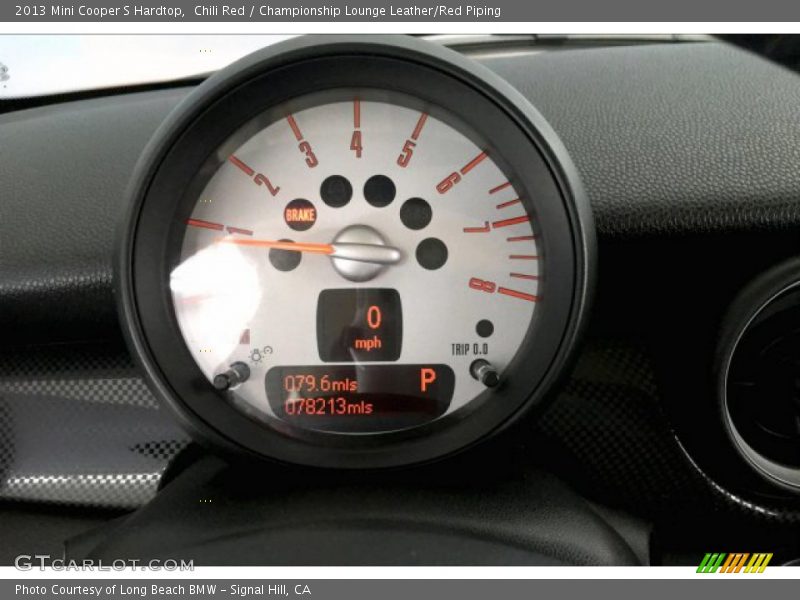 Chili Red / Championship Lounge Leather/Red Piping 2013 Mini Cooper S Hardtop