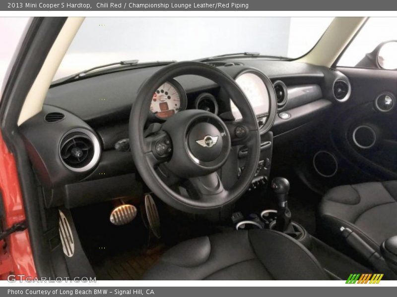 Chili Red / Championship Lounge Leather/Red Piping 2013 Mini Cooper S Hardtop