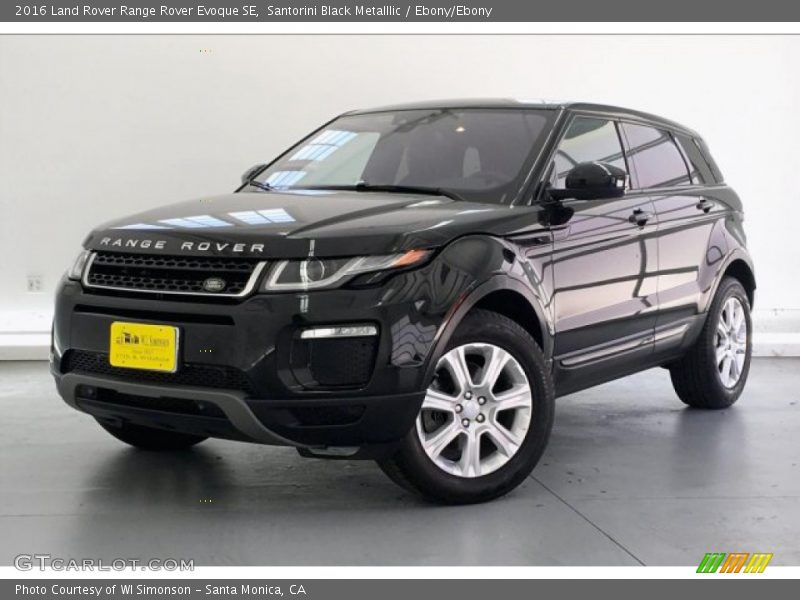 Santorini Black Metalllic / Ebony/Ebony 2016 Land Rover Range Rover Evoque SE