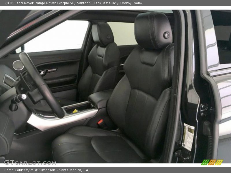 Santorini Black Metalllic / Ebony/Ebony 2016 Land Rover Range Rover Evoque SE