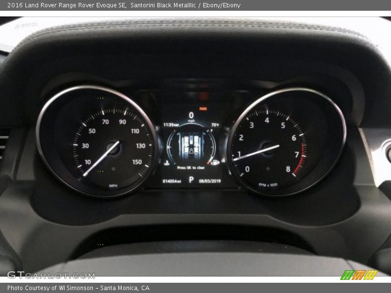 Santorini Black Metalllic / Ebony/Ebony 2016 Land Rover Range Rover Evoque SE