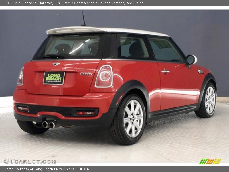 Chili Red / Championship Lounge Leather/Red Piping 2013 Mini Cooper S Hardtop