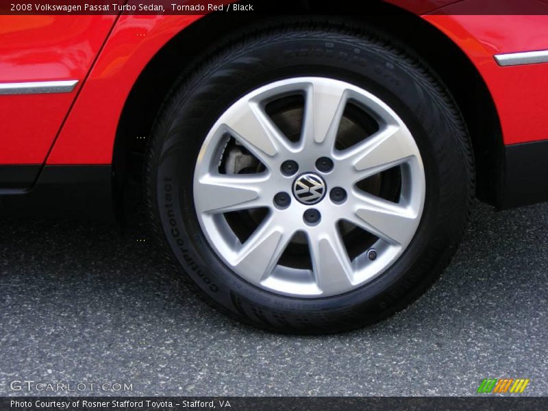 Tornado Red / Black 2008 Volkswagen Passat Turbo Sedan