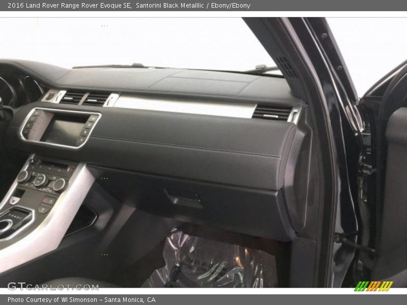 Santorini Black Metalllic / Ebony/Ebony 2016 Land Rover Range Rover Evoque SE
