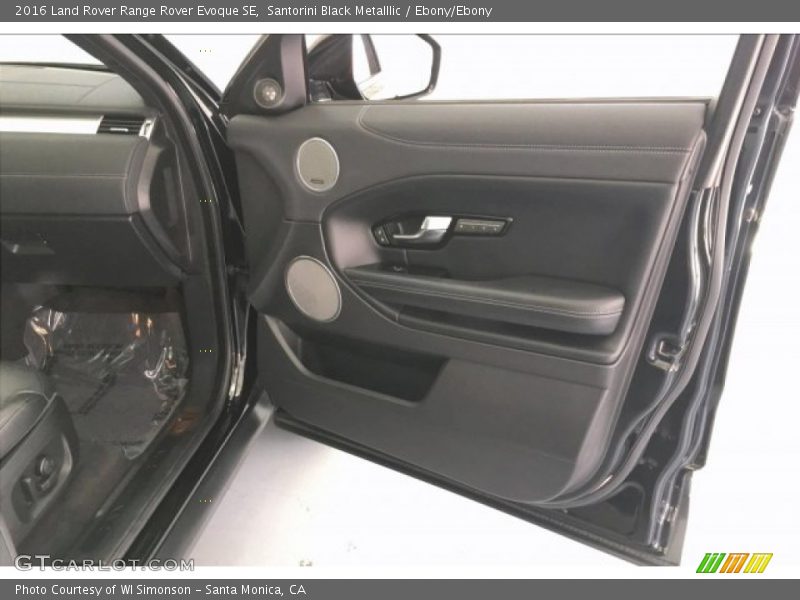 Santorini Black Metalllic / Ebony/Ebony 2016 Land Rover Range Rover Evoque SE
