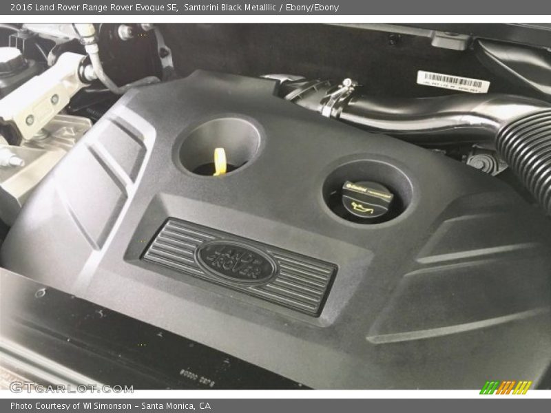 Santorini Black Metalllic / Ebony/Ebony 2016 Land Rover Range Rover Evoque SE