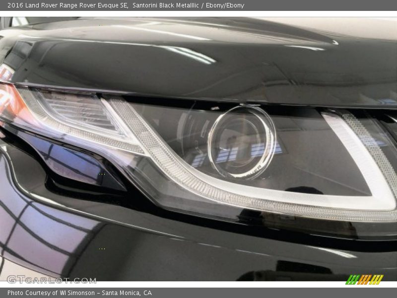 Santorini Black Metalllic / Ebony/Ebony 2016 Land Rover Range Rover Evoque SE