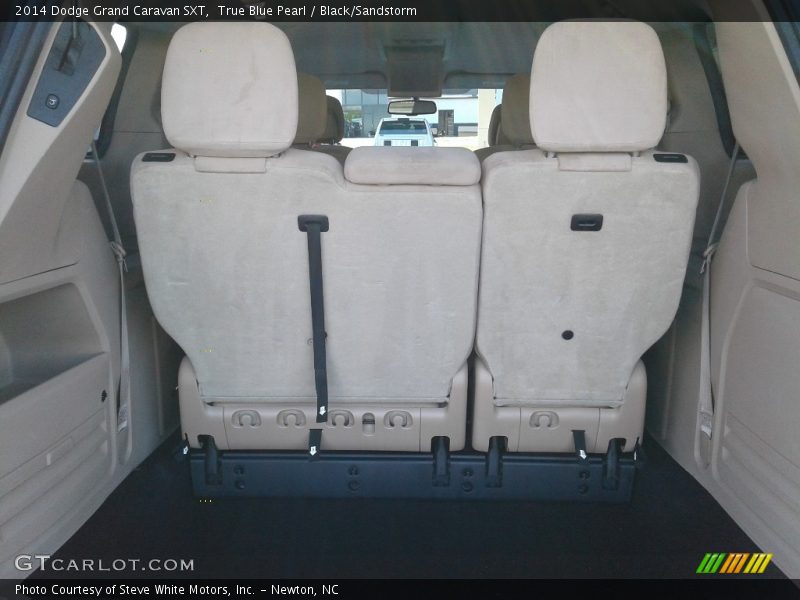 True Blue Pearl / Black/Sandstorm 2014 Dodge Grand Caravan SXT
