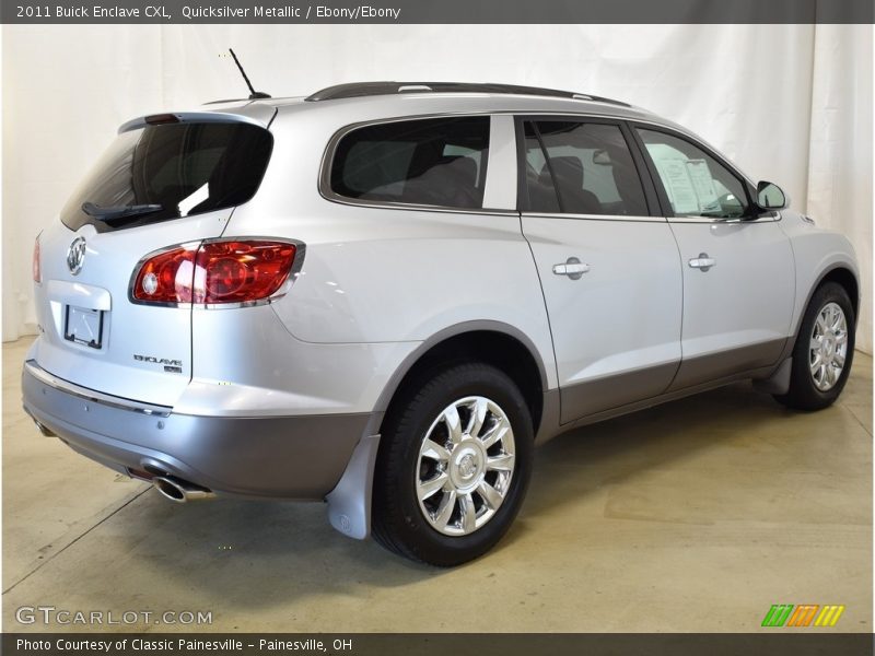 Quicksilver Metallic / Ebony/Ebony 2011 Buick Enclave CXL