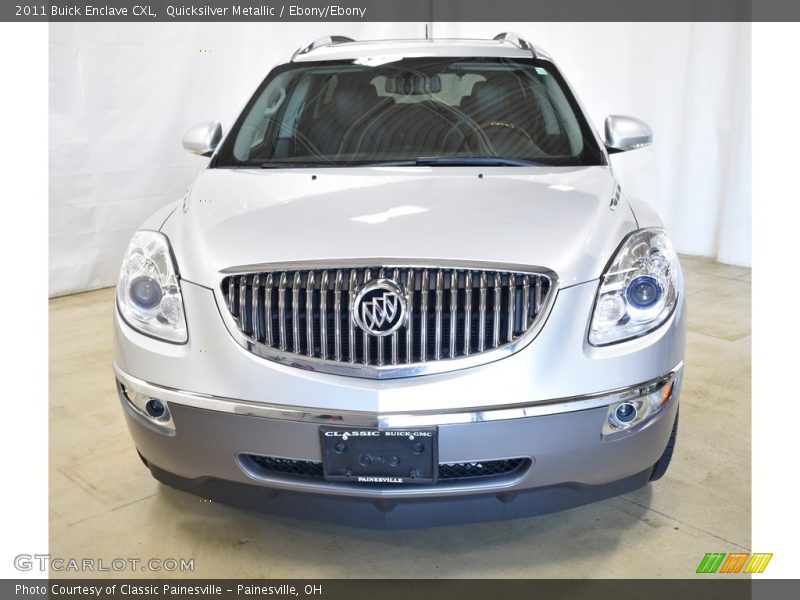 Quicksilver Metallic / Ebony/Ebony 2011 Buick Enclave CXL