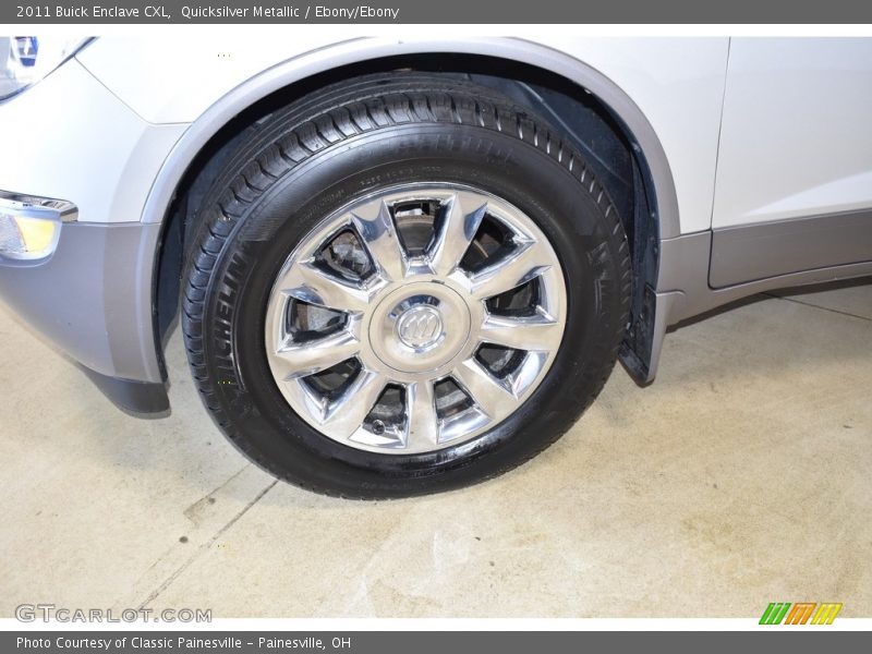 Quicksilver Metallic / Ebony/Ebony 2011 Buick Enclave CXL