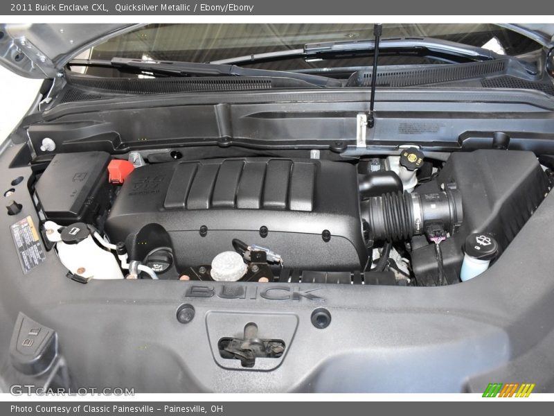Quicksilver Metallic / Ebony/Ebony 2011 Buick Enclave CXL