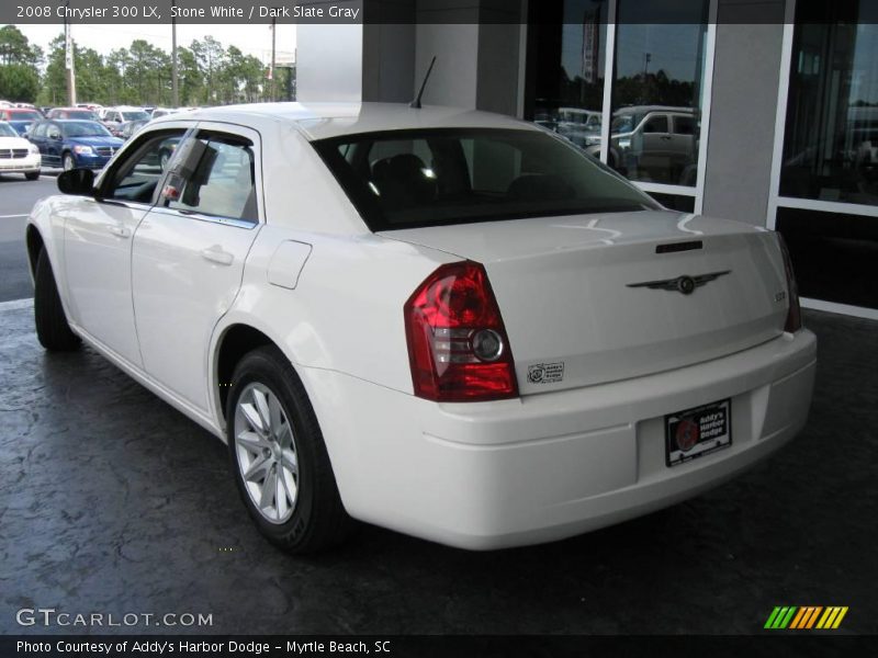 Stone White / Dark Slate Gray 2008 Chrysler 300 LX