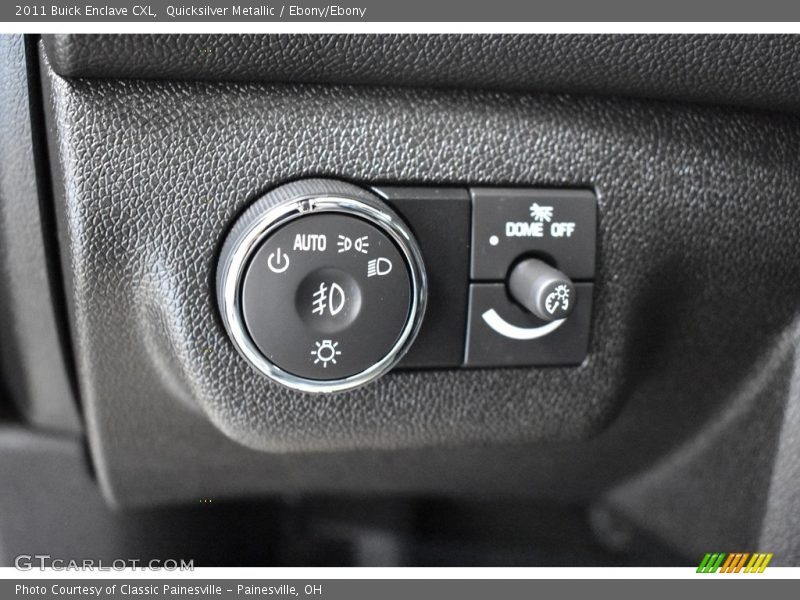 Quicksilver Metallic / Ebony/Ebony 2011 Buick Enclave CXL