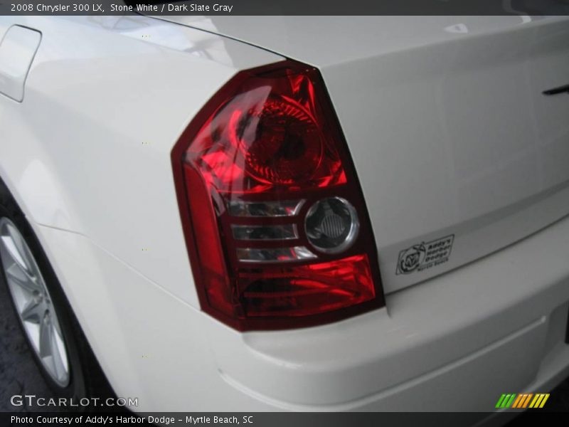Stone White / Dark Slate Gray 2008 Chrysler 300 LX