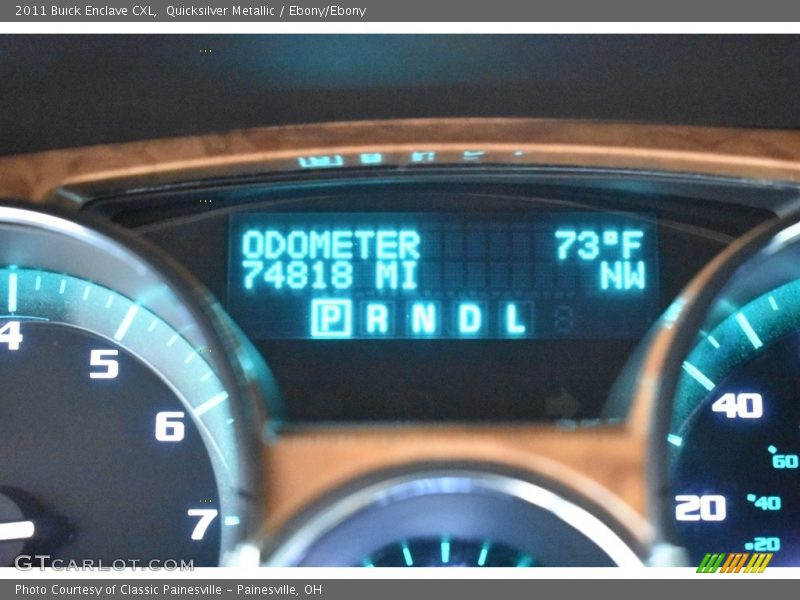 Quicksilver Metallic / Ebony/Ebony 2011 Buick Enclave CXL
