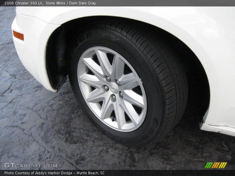 Stone White / Dark Slate Gray 2008 Chrysler 300 LX