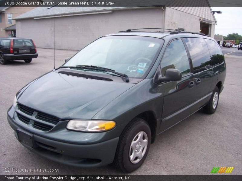 Shale Green Metallic / Mist Gray 2000 Dodge Grand Caravan