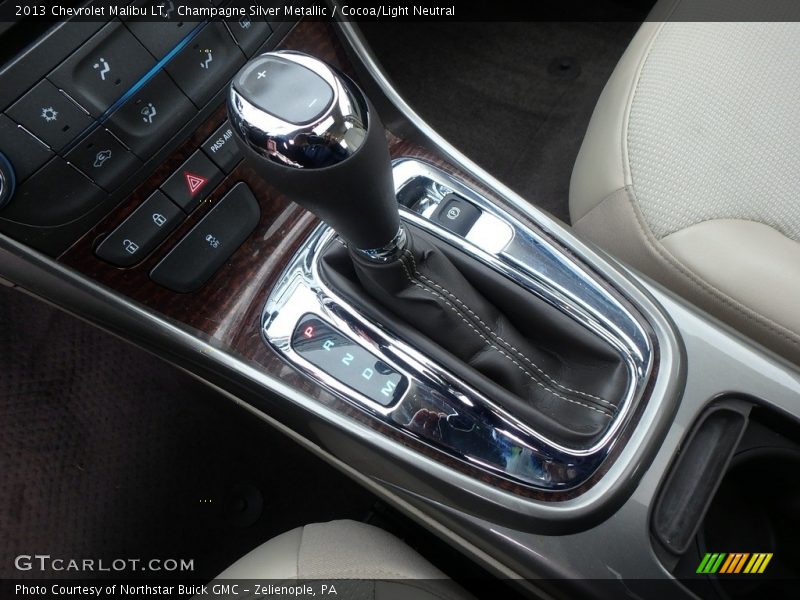 Champagne Silver Metallic / Cocoa/Light Neutral 2013 Chevrolet Malibu LT