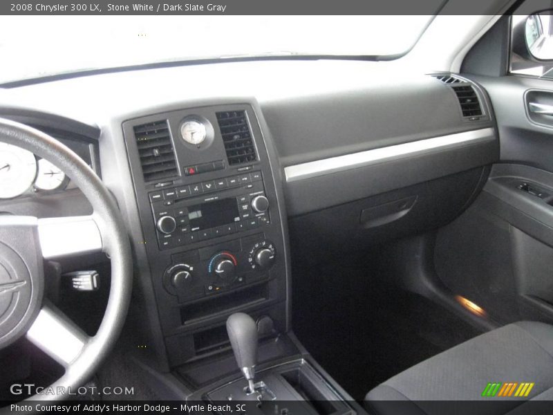 Stone White / Dark Slate Gray 2008 Chrysler 300 LX