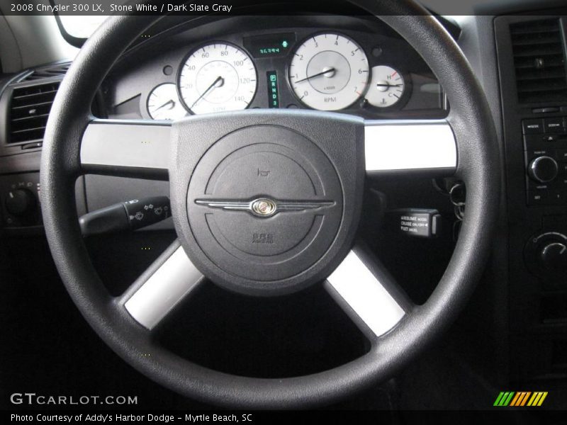 Stone White / Dark Slate Gray 2008 Chrysler 300 LX